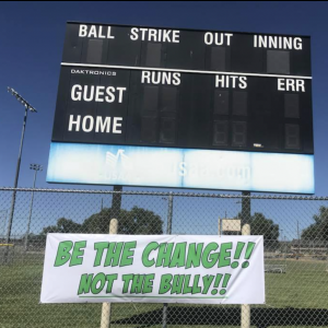 Banner on field