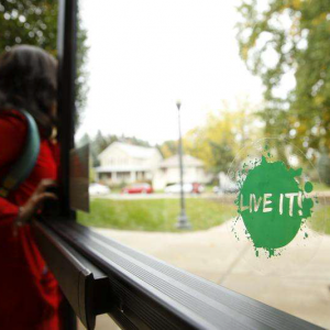 Front door decal