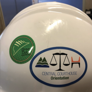 Hard hat stickers